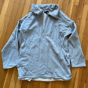 J.Crew quarter zip tunic sweatshirt